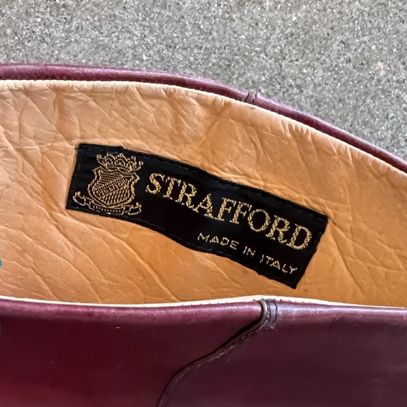 ❣️SOLD❣️Vintage Circa 1970’s Strafford Italian leather boot w fan detail size 6 - Picture 6 of 11